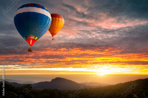 Hot-air balloons