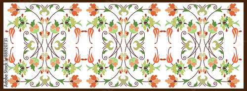 twenty one series designed from the ottoman pattern