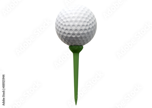 Golf Ball On Tee