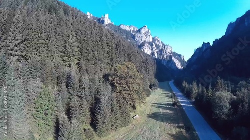 mountain range Mala Fatra hier pass Tiesnavy,Slovakia, photo