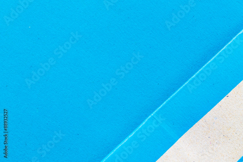 Blank paper  Blue Paper Notepad  on blue background