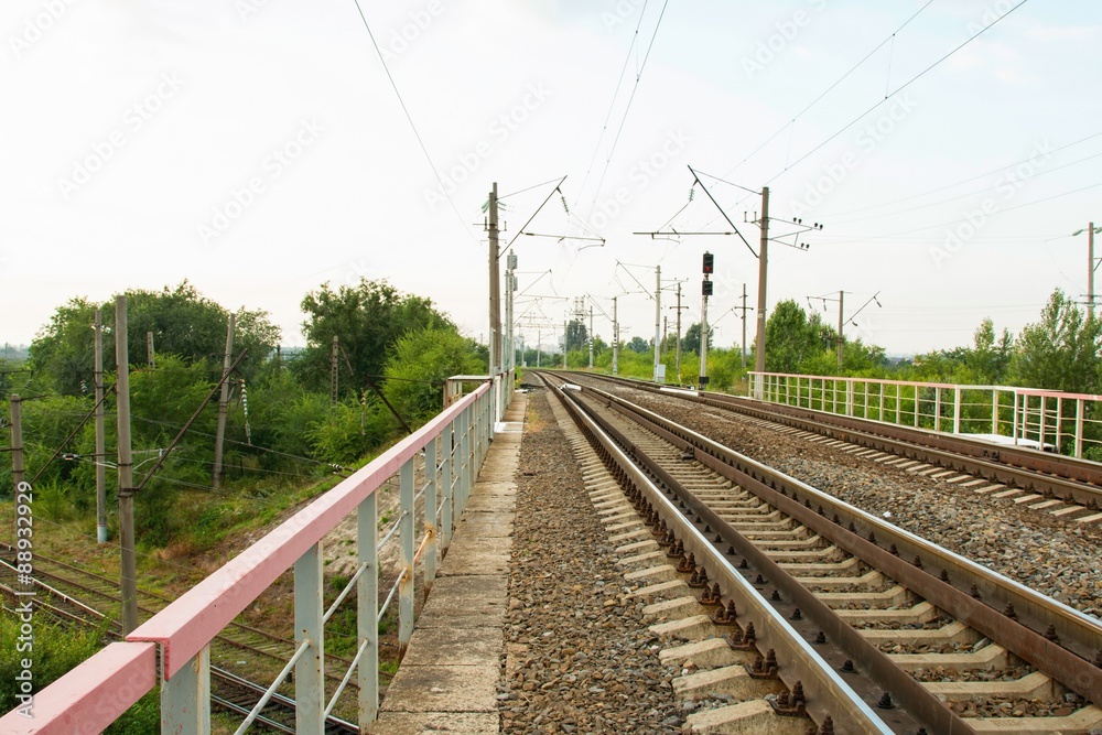 Railway track. Stock Image.