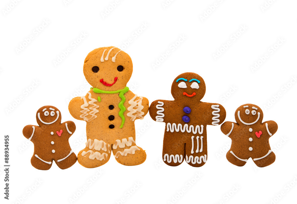 Obraz premium Christmas gingerbread man