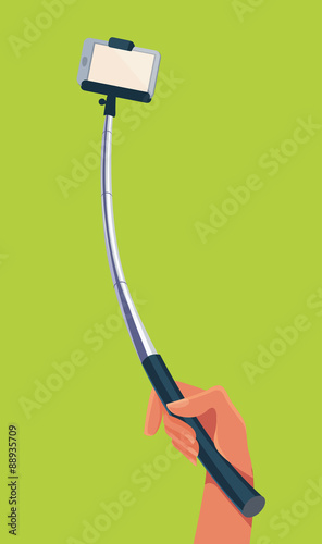 vector monopod with hand
