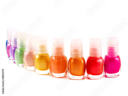 Rainbow of Nail Polish