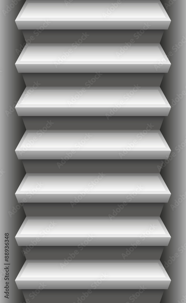 Stone stair - endlessly expendable upwards and downwards. Vector illustration. Stone stair - endlessly expendable upwards and downwards. Vector illustration.