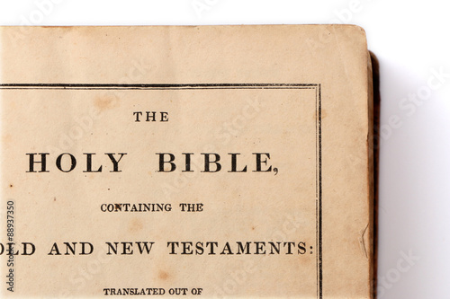 Antique Bible photo