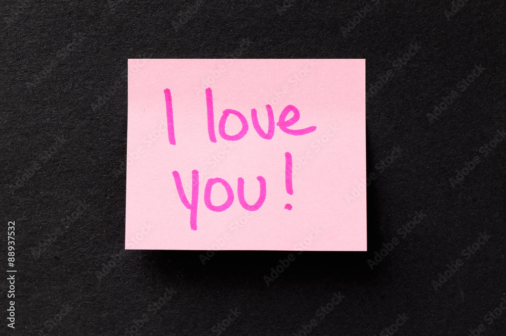 Sticky Note Message Sticky Note Message