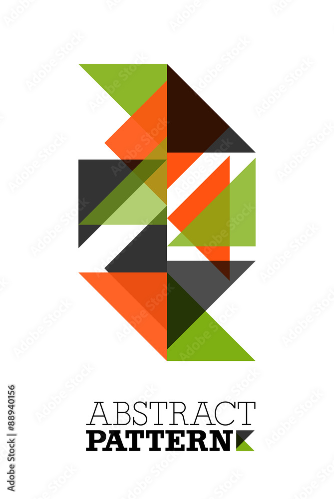 Abstract Background with Triangles Pattern. Abstract Background with Triangles Pattern.