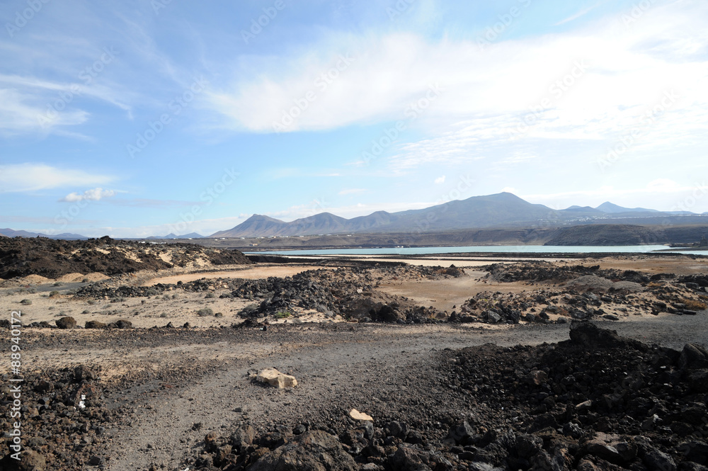 Les salines de Janubio à Lanzarote Les salines de Janubio à Lanzarote