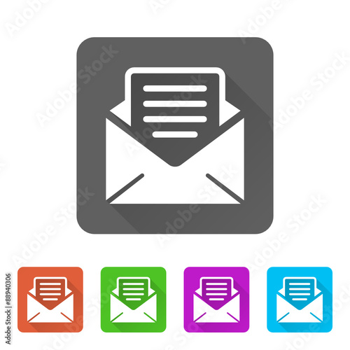 App Icon Long Shadow - 5 Colors