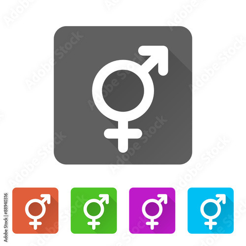 App Icon Long Shadow - 5 Colors