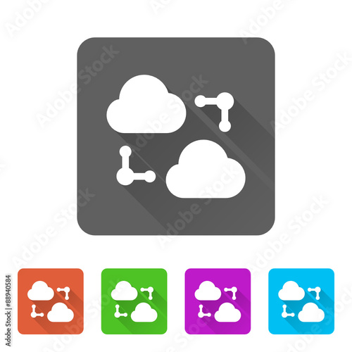 App Icon Long Shadow - 5 Colors