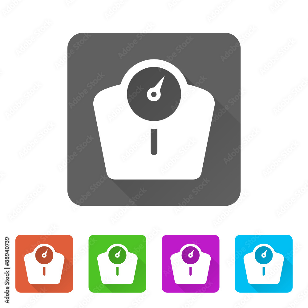 App Icon Long Shadow - 5 Colors App Icon Long Shadow - 5 Colors