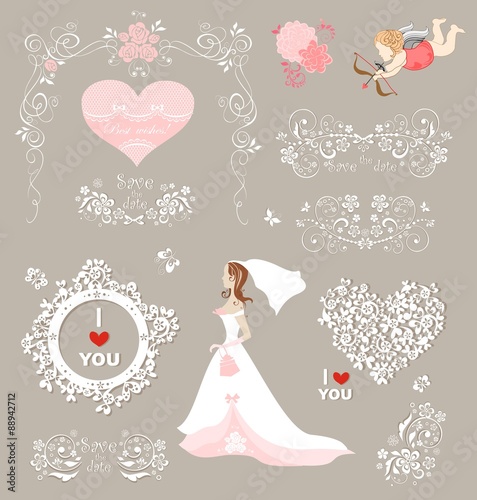 Collection for wedding design