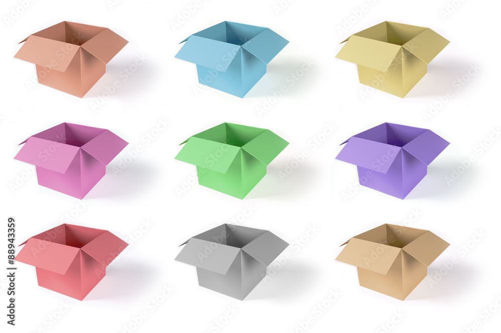 Colored Boxes Colored Boxes