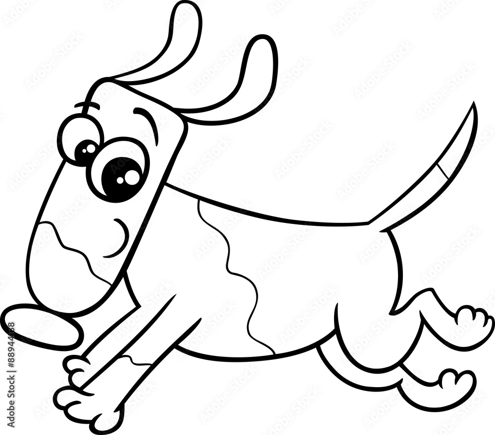running dog coloring book running dog coloring book