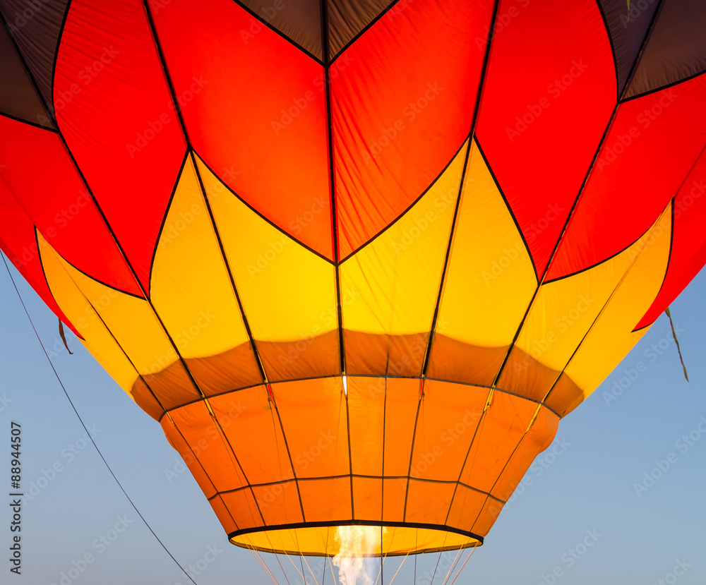 Obraz premium Hot air balloon in flight