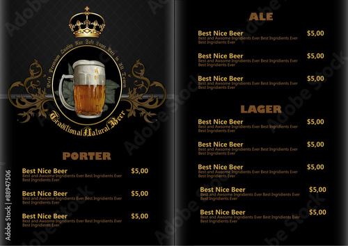 beer menu