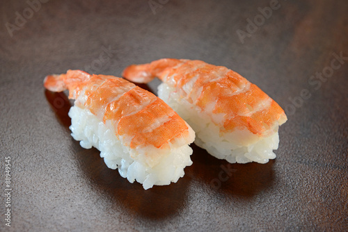 Shrimp niguiri sushi