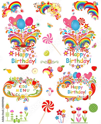 Greeting for birthday party