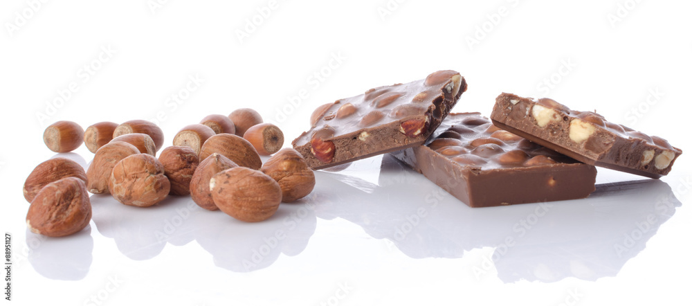 Chocolate with hazelnuts Chocolate with hazelnuts
