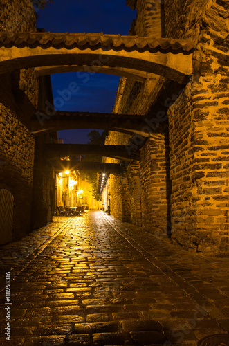 Old Tallinn in the night