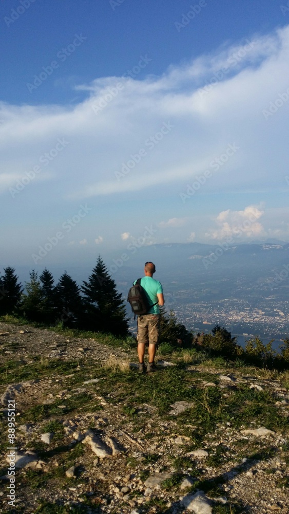 Naklejka premium Randonneur