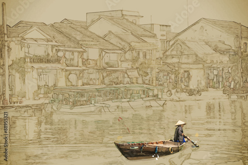 Boats in Hoi An