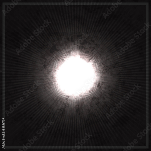 Abstract black teleport