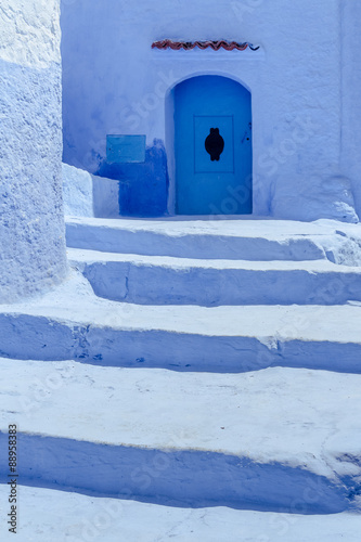 Staircase in Chefchaouen © Pierre-Yves Babelon