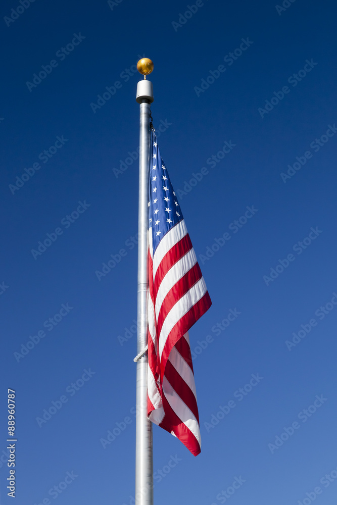 USA flag in the sky USA flag in the sky