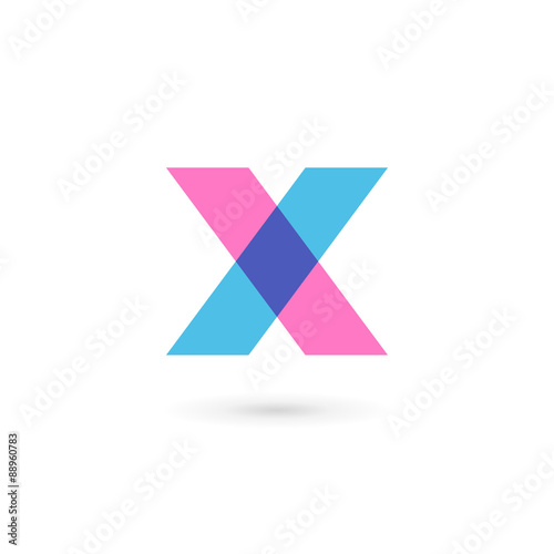 Letter X logo icon design template elements