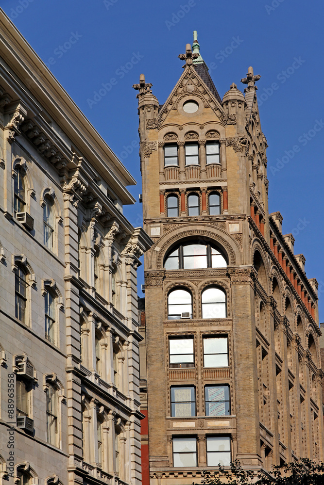 Manhattan, ornate old office buildings