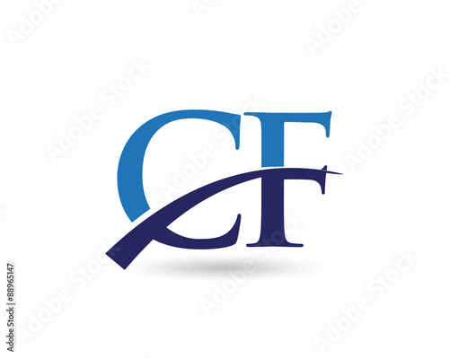 CF Logo Letter Swoosh