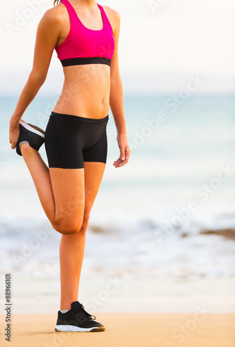 Fitness Woman Stretching