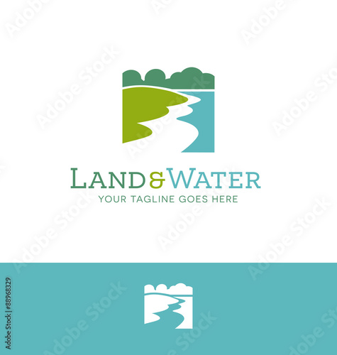 logo design for land and water related business or organization