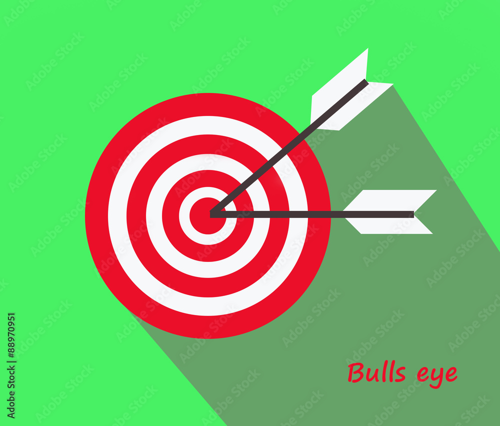 arrows on target arrows on target