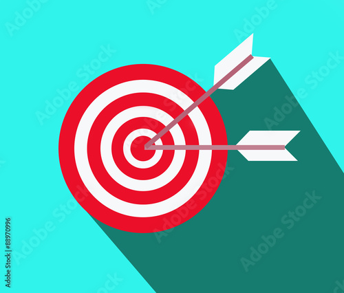 arrows on target 