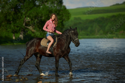 Girl Horse © vladimirkolens