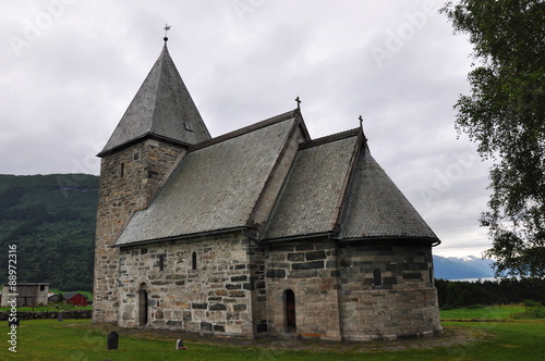 Steinkirche von Hove Norwegen photo