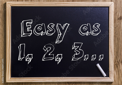 Easy as 1, 2, 3…