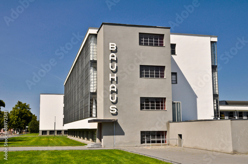 das Bauhaus Dessau in Sachsen Anhalt Deutschland photo