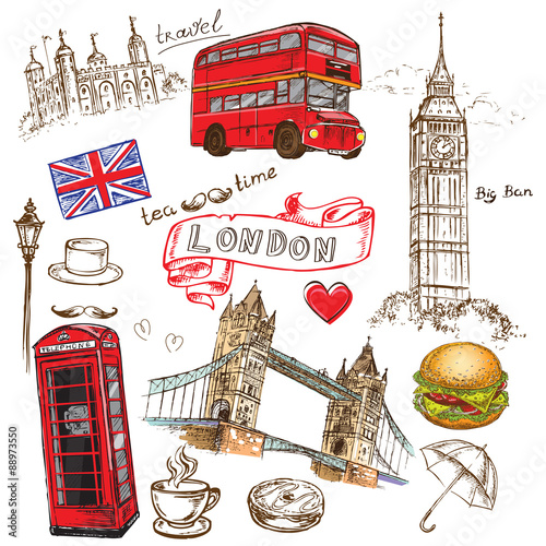 hand drawing London