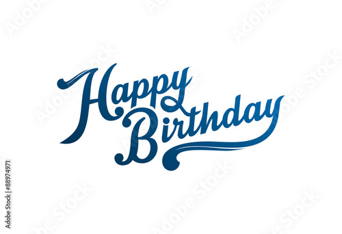 Happy birthday vector Illustration design