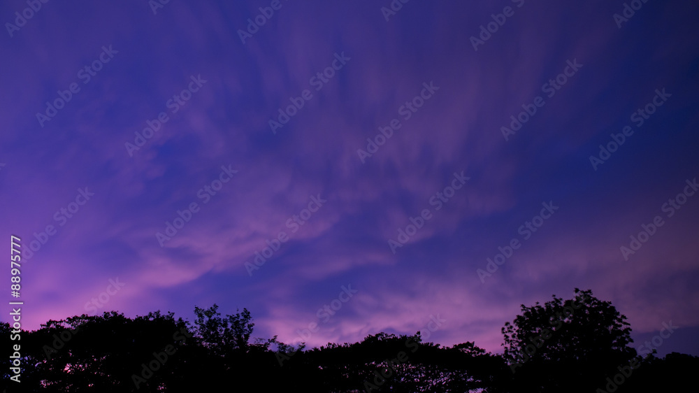 sky clouds twilight background