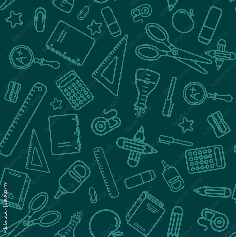 Seamless school background Seamless school background