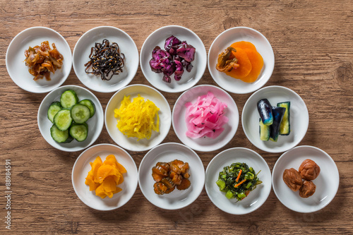 日本の漬け物　集合写真 Japanese pickle group photo
 photo