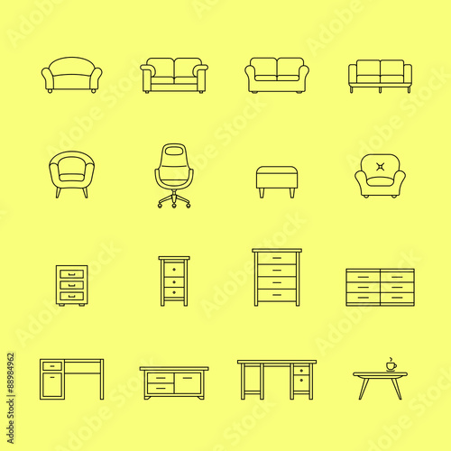 Furniture icons