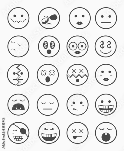 20 characters icons set 2